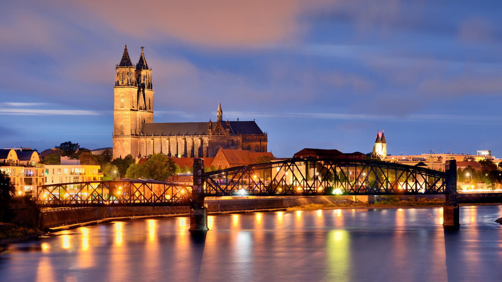 Magdeburg, the cathedral over the Elbe